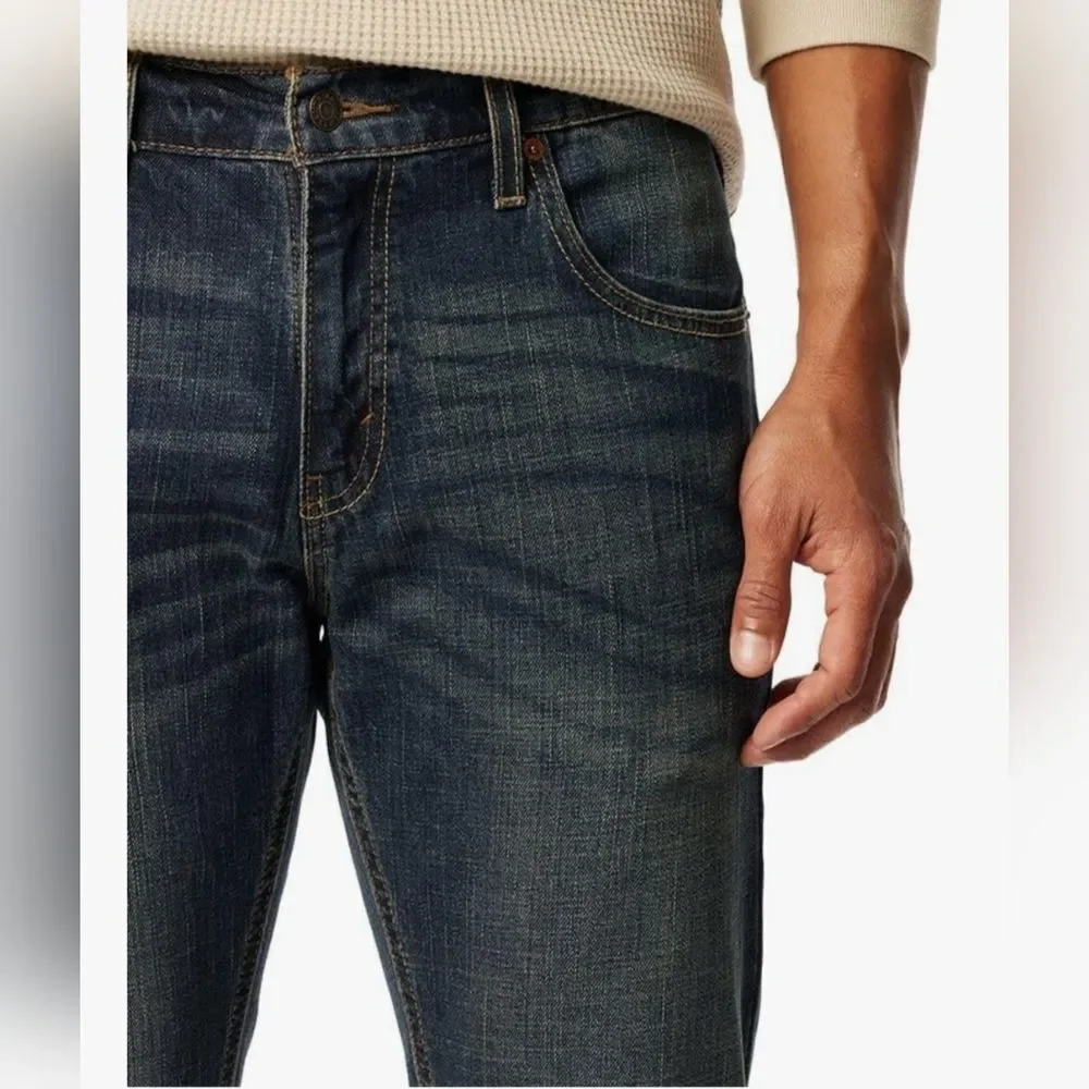 Levi's Men's Bootcut Jeans in Deep Blue